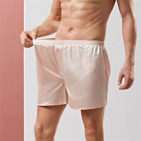 Aligned Men's Loose Fashion Arrow Silk Shorts
